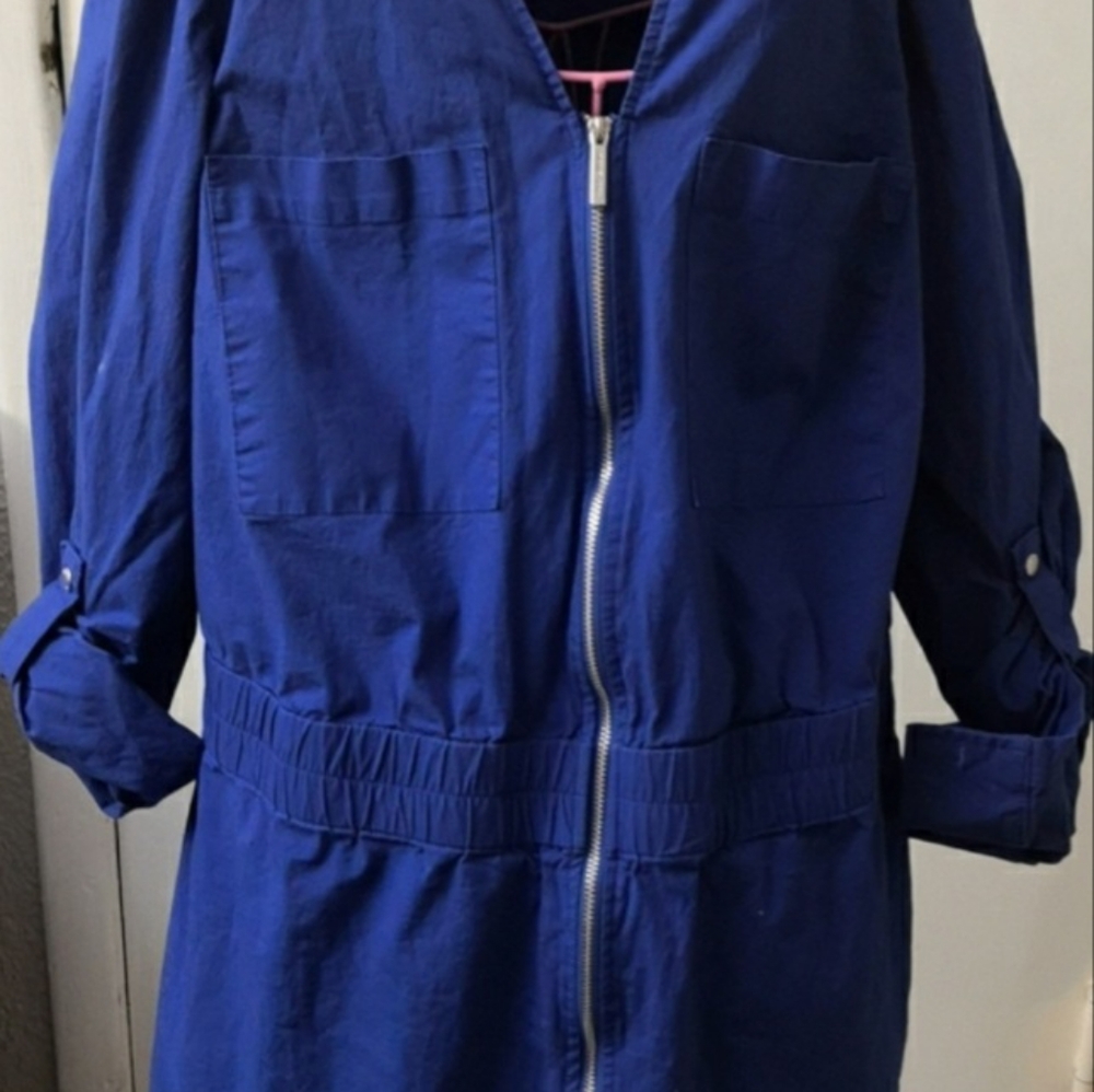 MICHAEL Michael Kors Front Zip Plus Size Dress